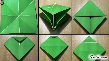 圣诞树的折纸图解与方法教程6图片4