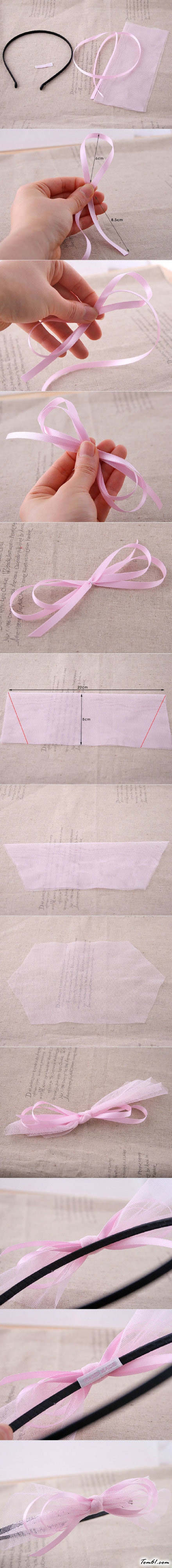 漂亮头箍的手工制作教程图解图片1