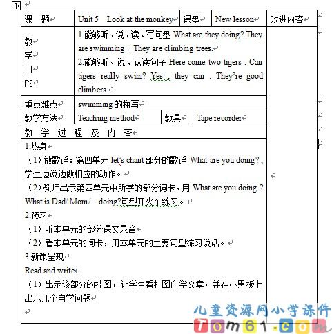 unit5教案5