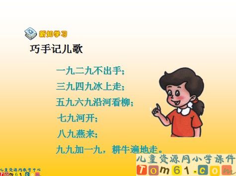 9的乘法口诀课件2