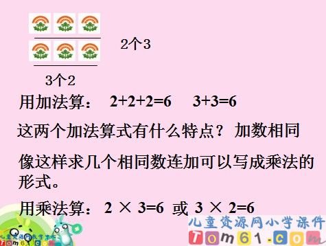 乘法的初步认识课件4