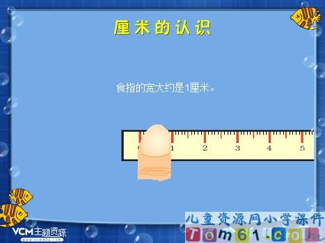 厘米的认识课件