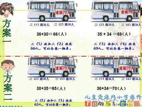 两位数加两位数不进位加法