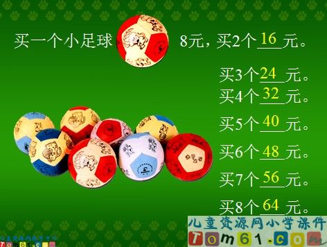 8的乘法口诀课件