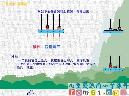 三位数的读法课件