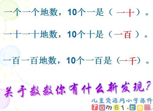 1000以内数的认识