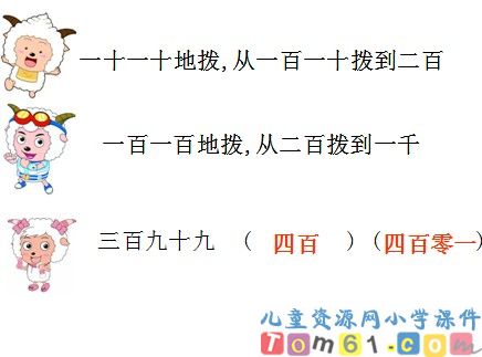 1000千以内数的认识