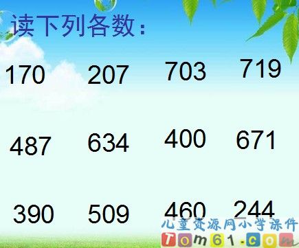 10000以内数的认识