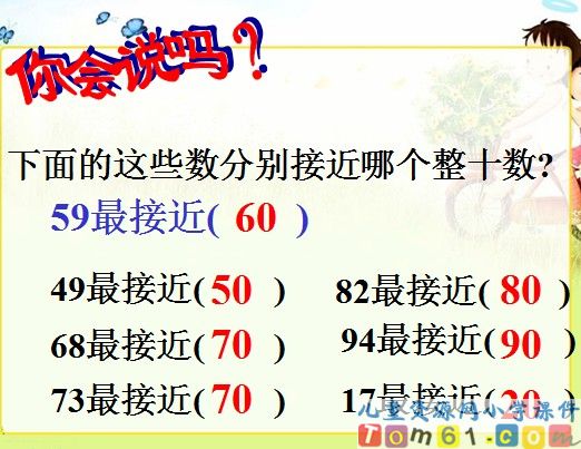 加减法的估算