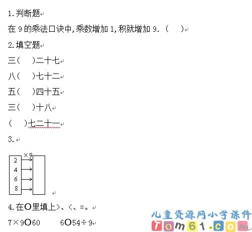解决问题表内除法