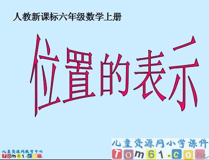 位置的表示