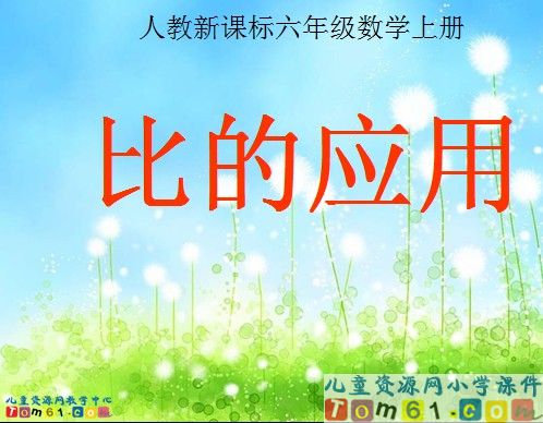 比的应用