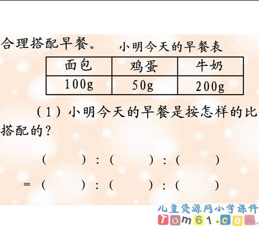 比的应用