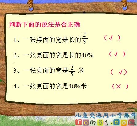 百分数的意义和写法课件25