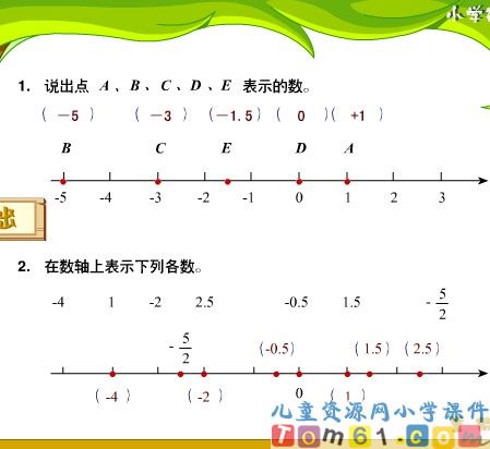 负数课件10