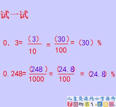 百分数和分数的互化课件12