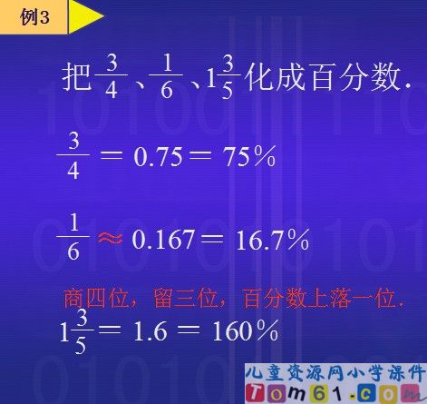 百分数和分数的互化课件13