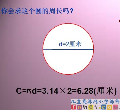 圆的周长课件24