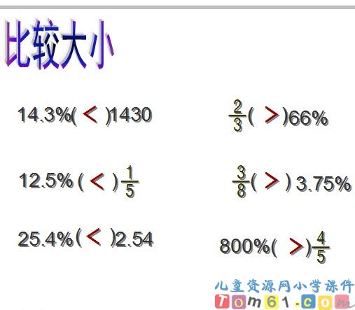 百分数和分数小数的互化课件10
