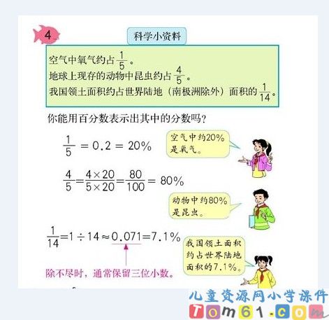 百分数和分数小数的互化课件4