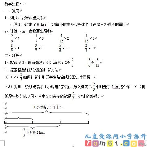 一个数乘分数