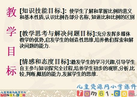 比例的意义和基本性质