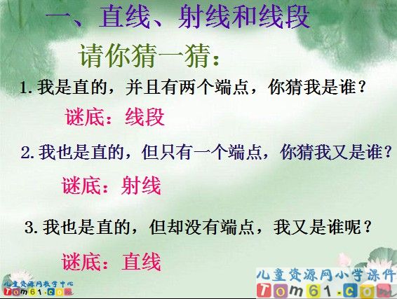 平面图形的复习