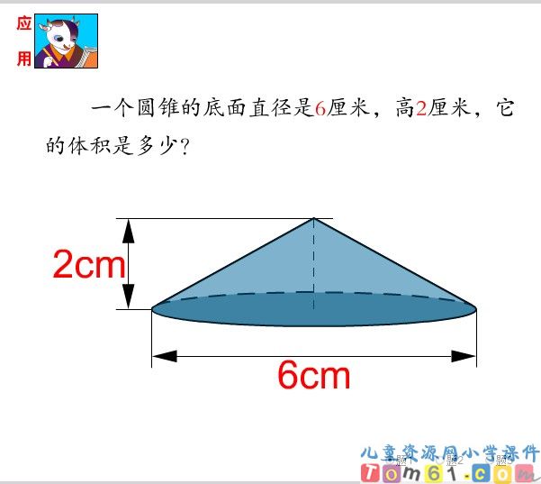 圆锥的认识和体积