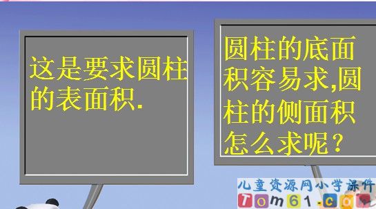 圆柱的表面积