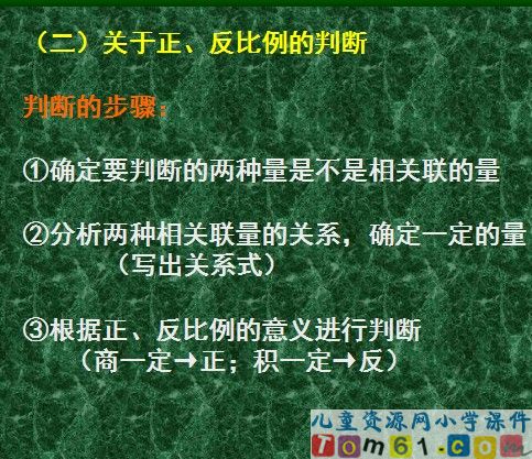 正比例和反比例的意义