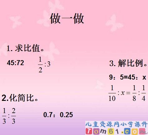 比例的整理和复习