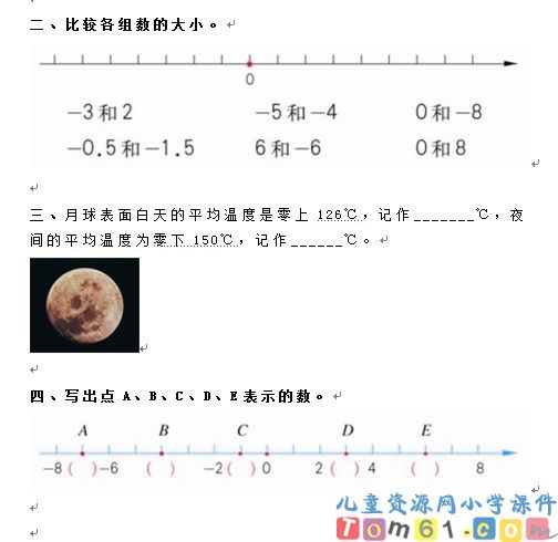 负数