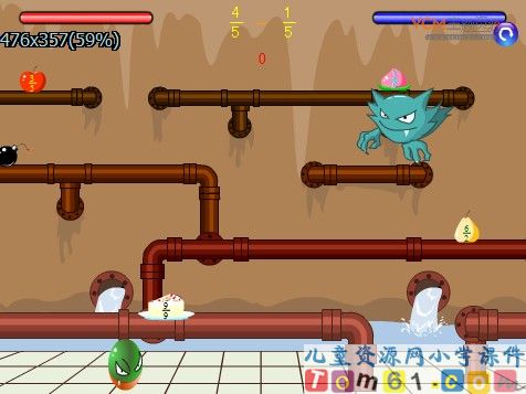 分数的简单运算游戏课件