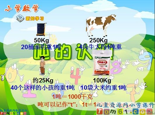吨的认识课件1