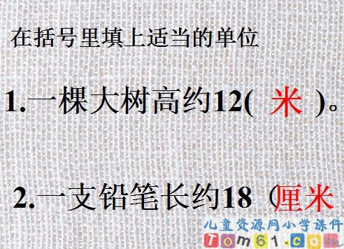 毫米和分米的认识