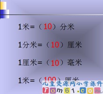 千米的认识