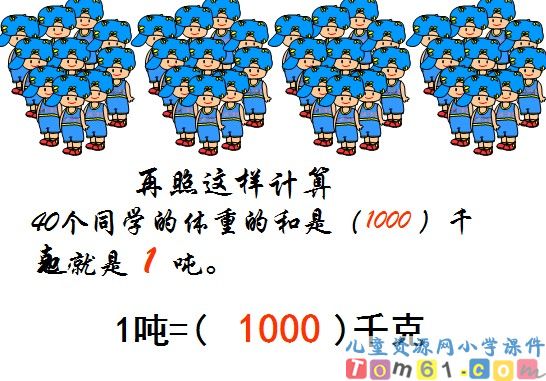 吨的认识