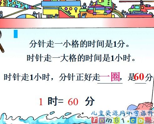 时分的认识