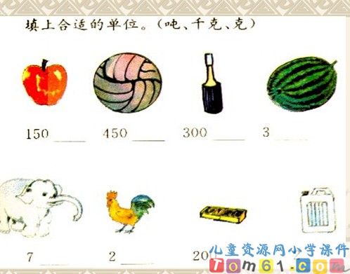 吨的认识