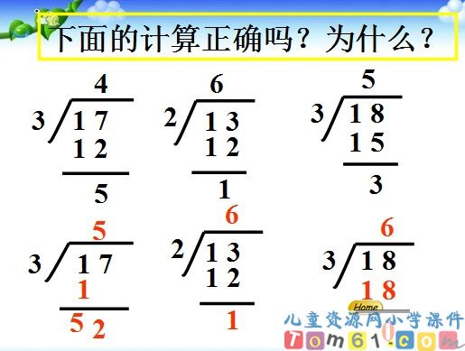 余数和除数的关系