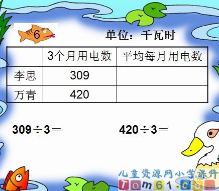 商中间或末尾有0的除法