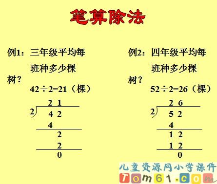 笔算除法