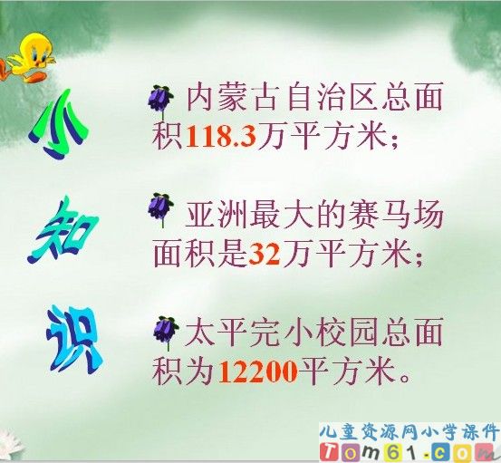 面积和面积单位