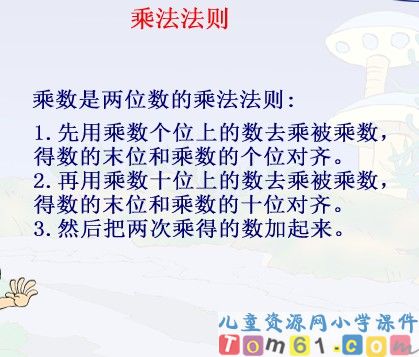 笔算乘法两位数乘