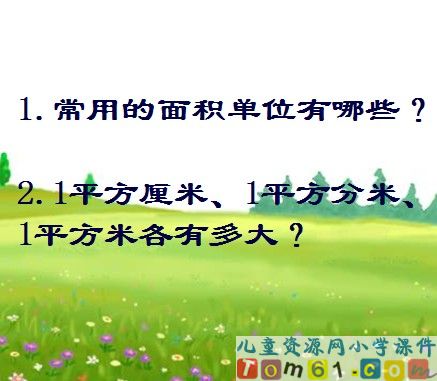 面积和面积单位