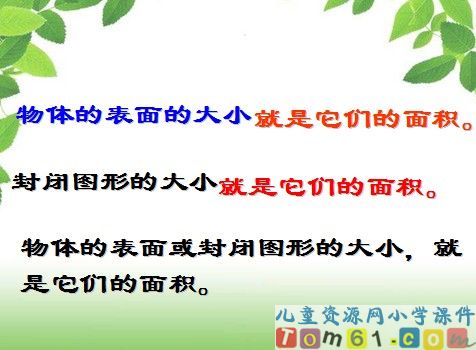 面积和面积单位