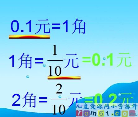 认识一位小数