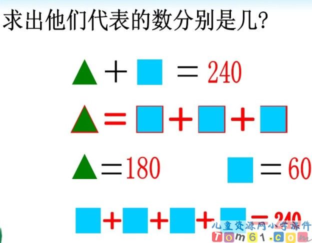 等量代换