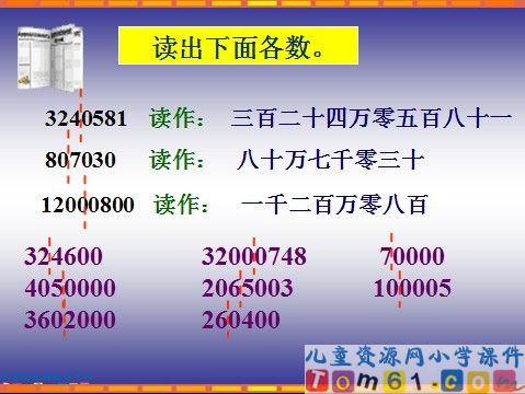 大数的认识复习课件