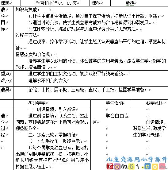 垂直和平行